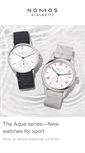 Mobile Screenshot of nomos-glashuette.com